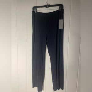 Porto San Francisco Navy Pinstripe Travelers Straight-Leg Pants size 4 see chart